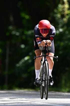Baloise Belgium Tour 2025 Stage 3 HAM, BELGIUM - JUNE 20 : Lienhard Fabian (SUI) of Tudor Pro Cycling Team during stage 3 of the 94th edition of Baloise Tour of Belgium an UCI ProSeries 2.Pro Individual Time Trial stage for Men Elite of 9.7 km with start in Tessenderlo and finish in Ham on June 20, 2025 in Ham, Belgium, 20 06 2025 Ham Belgium  Copyright: xTomasxSiskx