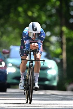 Baloise Belgium Tour 2025 Stage 3 HAM, BELGIUM - JUNE 20 : Van Lerberghe Bert (BEL) of Soudal Quick-Step during stage 3 of the 94th edition of Baloise Tour of Belgium an UCI ProSeries 2.Pro Individual Time Trial stage for Men Elite of 9.7 km with start in Tessenderlo and finish in Ham on June 20, 2025 in Ham, Belgium, 20 06 2025 Ham Belgium  Copyright: xTomasxSiskx