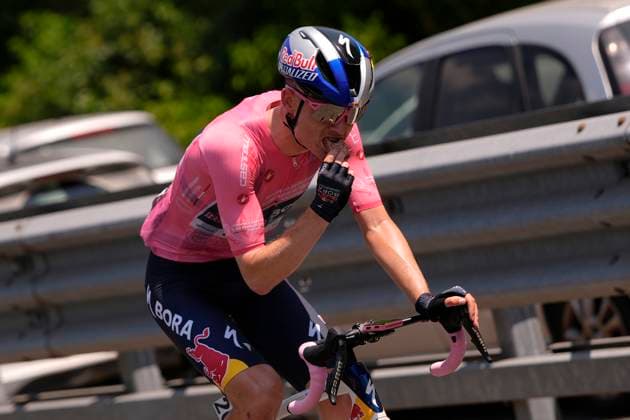 Tuckwell Luke of Red Bull - Bora - Hansgrohe Rookies during the stage 6 of the Giro Next Gen 2025, Ovada (Al) Ð Acqui Terme (Al), 155 km, Italy - Friday, June 20, 2025. - cycling.  Copyright: xFabioxFerrari LaPressex