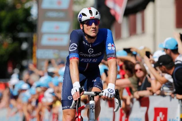 TDS 6.Etappe Stefan Kueng SUI Team Groupama FDJ 20.06.2025 Neuhausen am Rheinfall, SCHWEIZ, Herren Tour de Suisse 6.Etappe Chur - Neuhausen am Rheinfall Stefan Kueng SUI Team Groupama FDJ