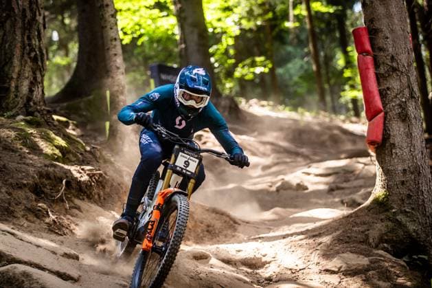 Whoop Mountainbike Downhill Worldcup Val di Sole at Whoop Mountainbike Downhill Worldcup Val di Sole, 20.06.2025,in , Foto: Sebastian Sternemann