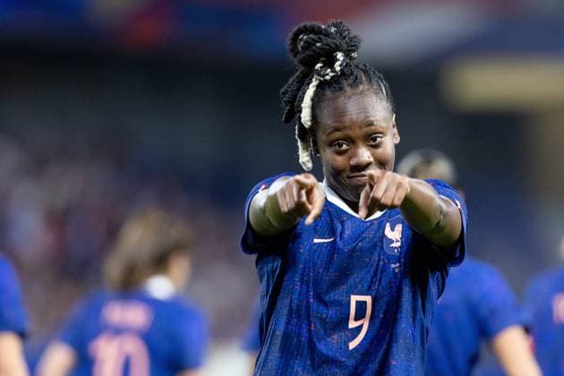 Sport Bilder des Tages VALENCIENNES - - FOOTBALL FEMININ - FRANCE - BELGIQUE PHOTOPQR VOIX DU NORD PASCAL BONNIERE ; 20 06 2025 ; VALENCIENNES 20.06.2025 sport football feminin , stade du hainaut , match amical de l equipe de France contre la Belgique pour les preparatifs de coupe d europe . Photo Pascal Bonniere La voix Du Nord HAUTS DE FRANCE France  Copyright: xPHOTOPQR VOIXxDUxNORD MAXPPPxPASCALxBONNIEREx 20250620VDN5976 20250620VDN5976