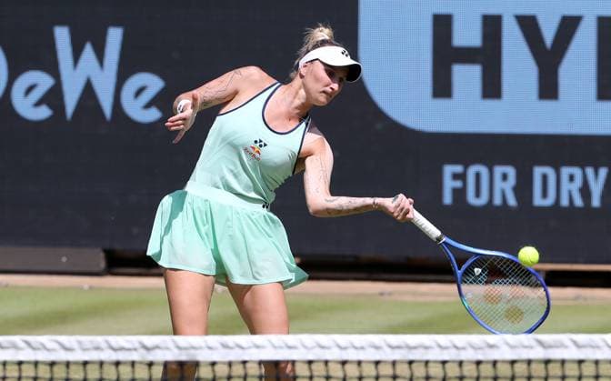 Marketa Vondrousova (CZE) im Steffi Graf Stadion Halbfinale HYLO Berlin Tennis Open Damen auf Rasen 21.06.2025
