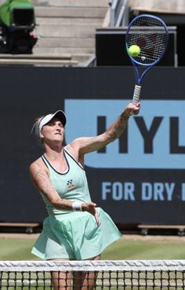 Marketa Vondrousova (CZE) im Steffi Graf Stadion Halbfinale HYLO Berlin Tennis Open Damen auf Rasen 21.06.2025