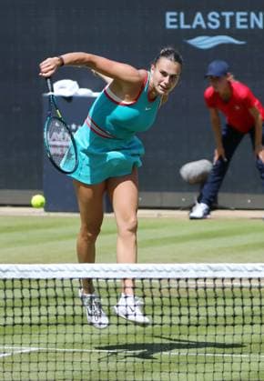 Aryna Sabalenka (BLR) im Steffi Graf Stadion Halbfinale HYLO Berlin Tennis Open Damen auf Rasen 21.06.2025