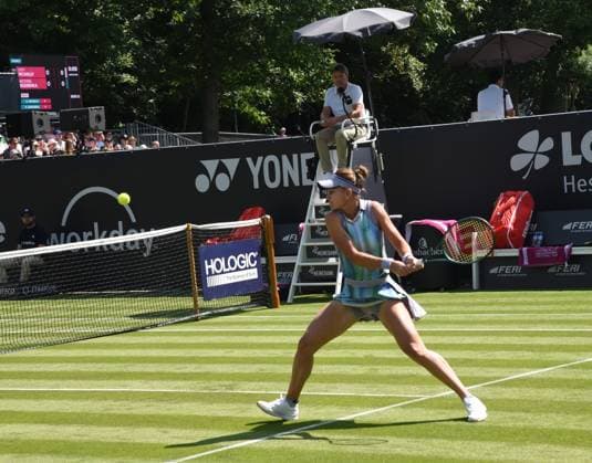 21.06.2025 Bad Homburg OPEN 2025 Tennis Damen Turnier WTA, Tennis Damen Match Veronika Kudermetova (Russland) gegen Arantxa Rus (NL) Bild zeigt: Veronika Kudermetova