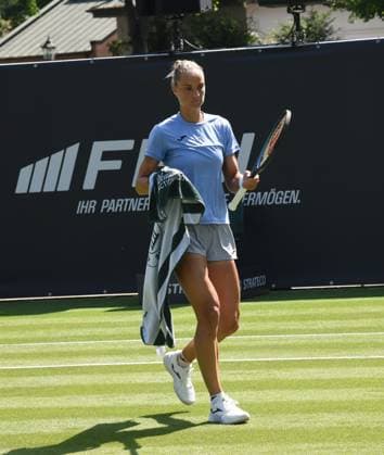 21.06.2025 Bad Homburg OPEN 2025 Tennis Damen Turnier WTA, Tennis Damen Match Veronika Kudermetova (Russland) gegen Arantxa Rus (NL) Bild zeigt: Arantxa Rus (NL)