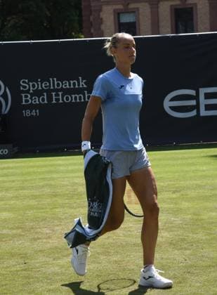 21.06.2025 Bad Homburg OPEN 2025 Tennis Damen Turnier WTA, Tennis Damen Match Veronika Kudermetova (Russland) gegen Arantxa Rus (NL) Bild zeigt: Arantxa Rus (NL)