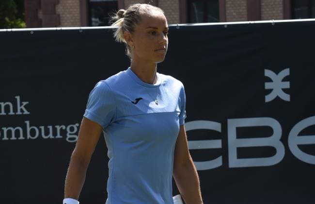 21.06.2025 Bad Homburg OPEN 2025 Tennis Damen Turnier WTA, Tennis Damen Match Veronika Kudermetova (Russland) gegen Arantxa Rus (NL) Bild zeigt: Arantxa Rus (NL)