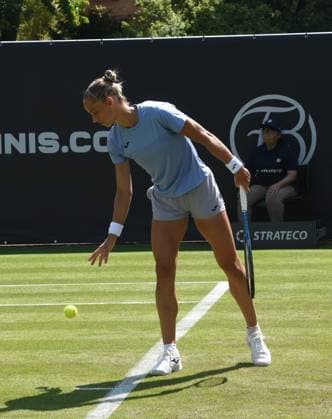 21.06.2025 Bad Homburg OPEN 2025 Tennis Damen Turnier WTA, Tennis Damen Match Veronika Kudermetova (Russland) gegen Arantxa Rus (NL) Bild zeigt: Arantxa Rus (NL)