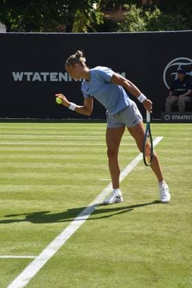 21.06.2025 Bad Homburg OPEN 2025 Tennis Damen Turnier WTA, Tennis Damen Match Veronika Kudermetova (Russland) gegen Arantxa Rus (NL) Bild zeigt: Arantxa Rus (NL)