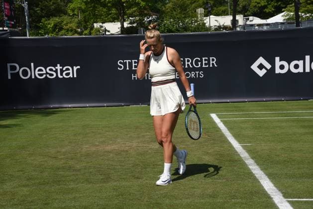 21.06.2025 Bad Homburg OPEN 2025 Tennis Damen Turnier WTA, Tennis Damen Match Cat McNally (USA) gegen Victoria Azarenka belarussisch v.l., Bild zeigt Victoria Azarenka