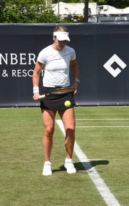 21.06.2025 Bad Homburg OPEN 2025 Tennis Damen Turnier WTA, Tennis Damen Match Cat McNally (USA) gegen Victoria Azarenka (belarussisch) v.l., Bild zeigt Cat McNally (USA)