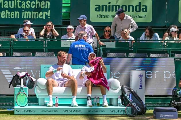 Kevin Krawietz GER, Tim Puetz GER 21.06.2025 Tennis TERRA WORTMANN OPEN ATP, Tennis Herren 500, OWL ARENA, TERRA WORTMANN OPEN,