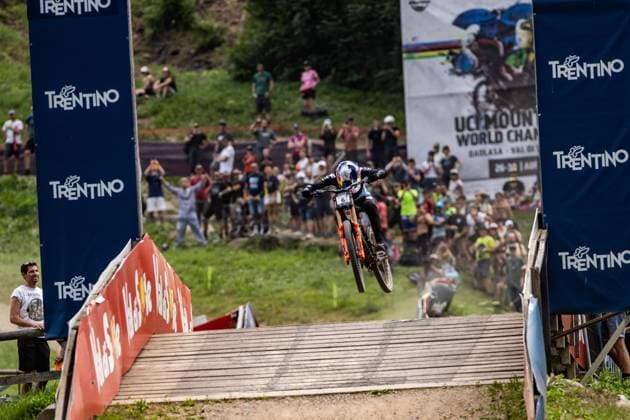 Whoop Mountainbike Downhill Worldcup Val di Sole GOLDSTONE Jackson * SANTA CRUZ SYNDICATEat Whoop Mountainbike Downhill Worldcup Val di Sole, 21.06.2025,in , Foto: Sebastian Sternemann