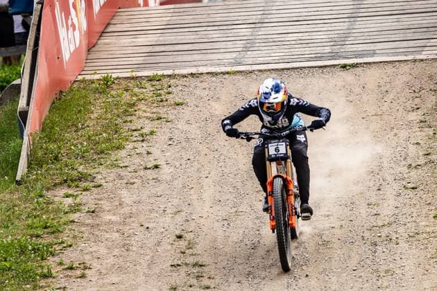 Whoop Mountainbike Downhill Worldcup Val di Sole GOLDSTONE Jackson * SANTA CRUZ SYNDICATEat Whoop Mountainbike Downhill Worldcup Val di Sole, 21.06.2025,in , Foto: Sebastian Sternemann