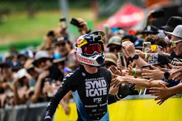 Whoop Mountainbike Downhill Worldcup Val di Sole GOLDSTONE Jackson * SANTA CRUZ SYNDICATEat Whoop Mountainbike Downhill Worldcup Val di Sole, 21.06.2025,in , Foto: Sebastian Sternemann