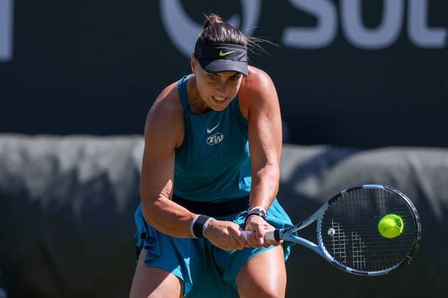 Bad Homburg am 21.06.2025 Tennis Damen Turnier WTA, Tennis Damen 500 Bad Homburg Open powered by Solarwatt 2025 Match Eva Lys (GER) gegen Ana Konjuh (CRO) v.l., Eva Lys (GER) jubelt, bedankt sich bei den Fans Copyright: JoaquimxFerreira