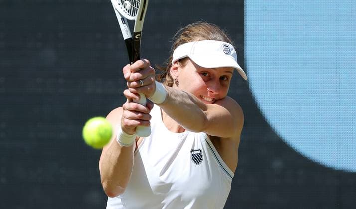 Ljudmila Samsonowa (RUS) im Steffi Graf Stadion Halbfinale HYLO Berlin Tennis Open Damen auf Rasen 21.06.2025