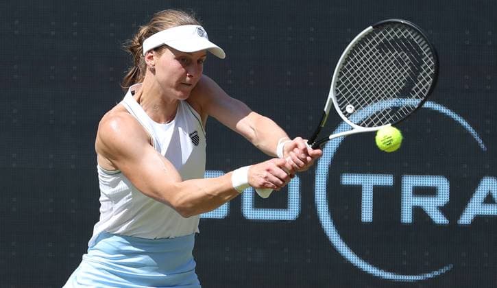 Ljudmila Samsonowa (RUS) im Steffi Graf Stadion Halbfinale HYLO Berlin Tennis Open Damen auf Rasen 21.06.2025