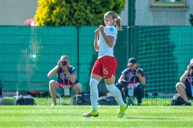 RECORD DATE NOT STATED TARNOBRZEG 21.06.2025 PILKA NOZNA MISTRZOSTWA EUROPY U19 KOBIET 2025 FOOTBALL WOMEN S U19 European Championship, EM, Europameisterschaft 2025 SZWECJA v POLSKA --- SWEDEN v POLAND N Z WERONIKA ARASNIEWICZ FOT. DOROTA PROKOP ARENA AKCJI NEWSPIX.PL --- newspix.pl 