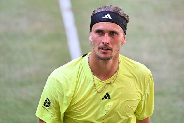 Halle, OWL Arena, 21.06.25, GER, Herren, Tennis, Terra Wortmann Open 2025, Halbfinale Bild: Alexander ZVEREV (Deutschland) Nordrhein-Westfalen Deutschland