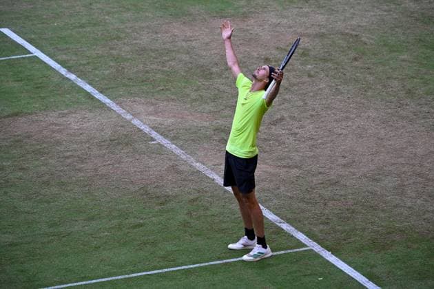 Halle, OWL Arena, 21.06.25, GER, Herren, Tennis, Terra Wortmann Open 2025, Halbfinale Bild: Alexander ZVEREV (Deutschland) Nordrhein-Westfalen Deutschland
