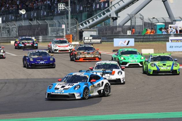 RECORD DATE NOT STATED Nick Salewsky (Wuerselen GER) Tim Scheerbarth (Dormagen GER) Martin Rump (EST), 918, Porsche 911 GT3 Cup, Team: Muehlner Motorsport (BEL) GER, Motorsport, 53. ADAC Ravenol 24H-Rennen Nuerburgring 2025, Nuerburg, Rennen, Samstag, 21.06.2025 GER, Motorsport, 53. ADAC Ravenol 24H-Rennen Nuerburgring 2025, Nuerburg, Rennen, Samstag, 21.06.2025 Nuerburg *** Nick Salewsky Wuerselen GER Tim Scheerbarth Dormagen GER Martin Rump EST , 918, Porsche 911 GT3 Cup, Team Muehlner Motorsport BEL GER, Motorsport, 53 ADAC Ravenol 24H Rennen Nuerburgring 2025, Nuerburg, Race, Saturday, 21 06 2025 GER, Motorsport, 53 ADAC Ravenol 24H Rennen Nuerburgring 2025, Nuerburg, Race, Saturday, 21 06 2025 Nuerburg Copyright: xEibner-Pressefoto JuergenxAugstx EP_JAT