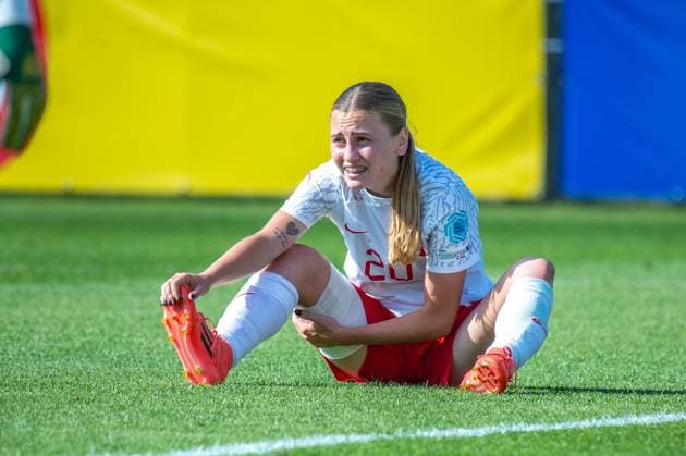 RECORD DATE NOT STATED TARNOBRZEG 21.06.2025 PILKA NOZNA MISTRZOSTWA EUROPY U19 KOBIET 2025 FOOTBALL WOMEN S U19 European Championship, EM, Europameisterschaft 2025 SZWECJA v POLSKA --- SWEDEN v POLAND N Z INEZ SIKORA FOT. DOROTA PROKOP ARENA AKCJI NEWSPIX.PL --- newspix.pl 