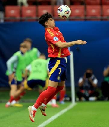 Diego Lopez of Spain. Spain U21, U 21 v England U21, UEFA U21 Championship, Quarter-final, Stadion Antona Malatinskeho, Slovakia - 21 Jun 2025  Copyright: xNikolaxKrstic Shutterstockx 15367881cy