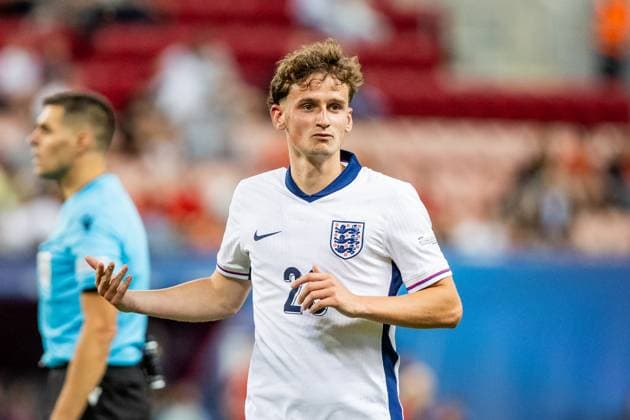 SPAIN U21, U 21 - ENGLAND U21 Tyler Morton of England during the UEFA European Under-21 Championship 2025 Quarterfinal football match between Spain U21 and England U21. Stadium City Arena, Trnava, Slovakia, June 21, 2025. Photo by Branislav Racko Copyright: xx 080A1914