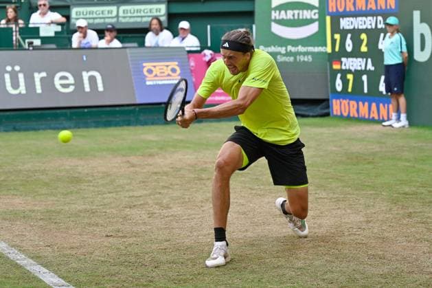 Halle, OWL Arena, 21.06.25, GER, Herren, Tennis, Terra Wortmann Open 2025, Halbfinale Bild: Alexander ZVEREV (Deutschland) Nordrhein-Westfalen Deutschland