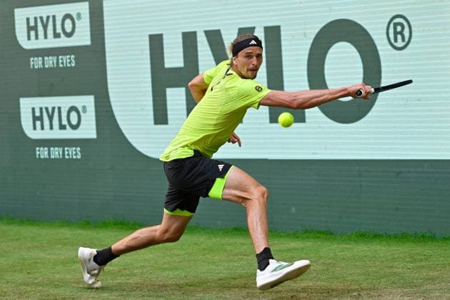 Halle, OWL Arena, 21.06.25, GER, Herren, Tennis, Terra Wortmann Open 2025, Halbfinale Bild: Alexander ZVEREV (Deutschland) Nordrhein-Westfalen Deutschland