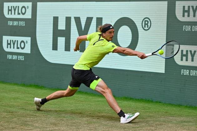 Halle, OWL Arena, 21.06.25, GER, Herren, Tennis, Terra Wortmann Open 2025, Halbfinale Bild: Alexander ZVEREV (Deutschland) Nordrhein-Westfalen Deutschland