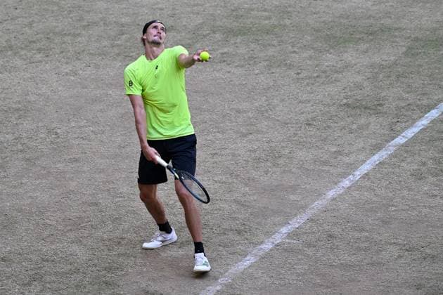 Halle, OWL Arena, 21.06.25, GER, Herren, Tennis, Terra Wortmann Open 2025, Halbfinale Bild: Alexander ZVEREV (Deutschland) Nordrhein-Westfalen Deutschland