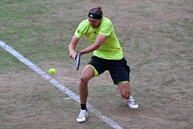 Halle, OWL Arena, 21.06.25, GER, Herren, Tennis, Terra Wortmann Open 2025, Halbfinale Bild: Alexander ZVEREV (Deutschland) Nordrhein-Westfalen Deutschland