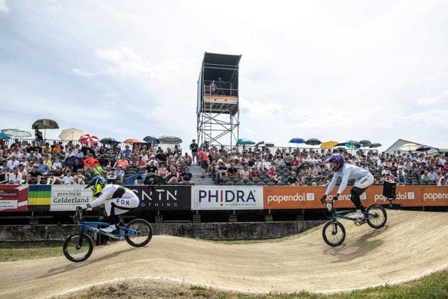 ARNHEM - Audience during the 12th edition of the BMX World Cup on June 22, 2025 in Arnhem. ANP BART STOUTJESDIJK xVIxANPxSportx xxANPxIVx 530293819 originalFilename: 530293819.jpg