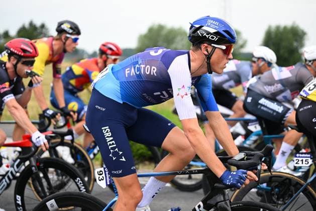 Baloise Belgium Tour 2025 Stage 5 BRUSSEL, BELGIUM - JUNE 22 : Frigo Marco (ITA) of Israel - Premier Tech in action during stage 5 of the 94th edition of Baloise Tour of Belgium an UCI ProSeries 2.Pro cycling road race stage for Men Elite of 183.2 km with start in Brussel and finish in Brussel on June 22, 2025 in Brussel, Belgium, 22 06 2025 ( Motordriver Guy De Vuyst - Brussel Belgium  Copyright: xTomasxSiskx