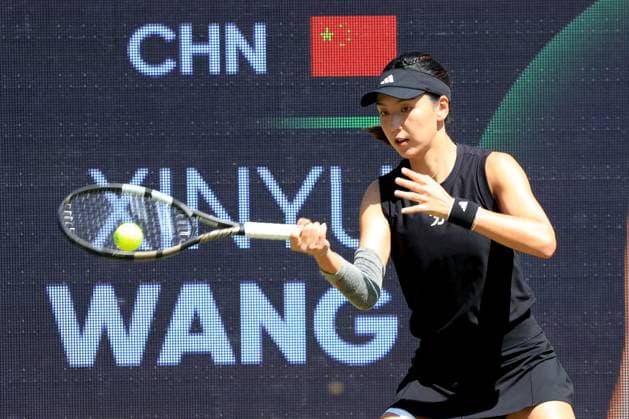 DEU, Berlin-Tennis-Open, Finale, , 22.06.2025, Rot-Weiss Tennisanlage, Steffi-Graf-Stadion, Berlin, DEU, Berlin-Tennis-Open, Finale, , im Bild Xinyu Wang (CHN)