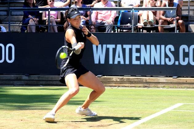 DEU, Berlin-Tennis-Open, Finale, , 22.06.2025, Rot-Weiss Tennisanlage, Steffi-Graf-Stadion, Berlin, DEU, Berlin-Tennis-Open, Finale, , im Bild Xinyu Wang (CHN)