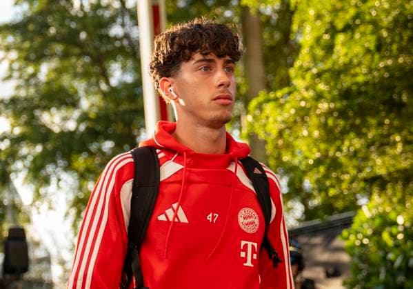 David Santos Daiber (FC Bayern Muenchen, 47) FIFA Club World Cup: FC Bayern München - CA Boca Juniors 20.06.2025, FIFA Club World Cup: FC Bayern München - CA Boca Juniors im Hard Rock Stadium, Miami Gardens, Florida, USA Copyright: HMBxMedia xMarcoxBader