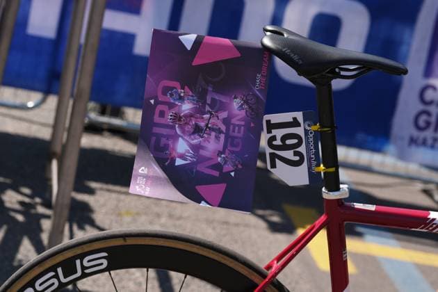 during the stage 8 of the Giro Next Gen 2025, from Pinerolo (To) to Pinerolo (To), 147 km, Italy - Sunday, June 22, 2025. - cycling.  Copyright: xGianxMattiaxD Alberto LaPressex