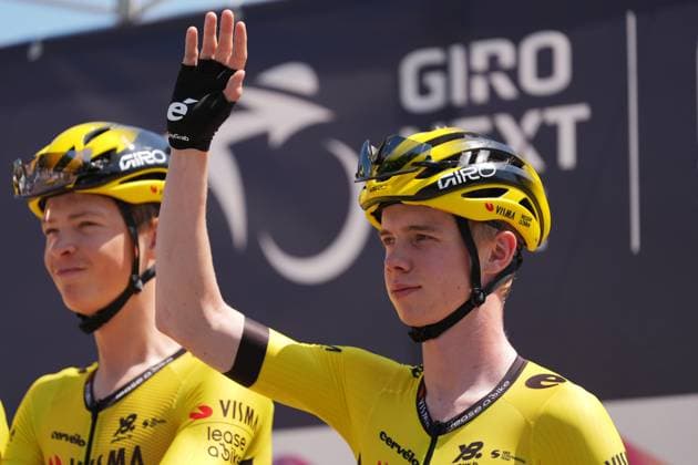 Nordhagen Jorgen of Team Visma Lease A Bike Development during the stage 8 of the Giro Next Gen 2025, from Pinerolo (To) to Pinerolo (To), 147 km, Italy - Sunday, June 22, 2025. - cycling.  Copyright: xGianxMattiaxD Alberto LaPressex