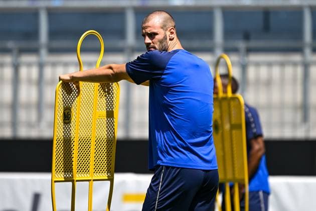 Aleksandar Vukotic (SV Darmstadt 98, 20) beim Tarining, GER, Trainingsauftakt, SV Darmstadt 98 Fussball, 2. Bundesliga, Spielzeit 2025 2026, 22.06.2025 GER, Trainingsauftakt, SV Darmstadt 98 Fussball, 2. Bundesliga, Spielzeit 2025 2026, 22.06.2025 Darmstadt