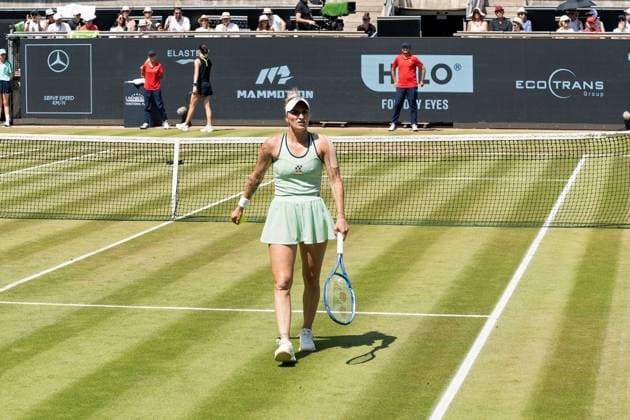 22.06.2025,die Tschechin Marketa Vondrousova hat den Titel bei den Berlin Tennis Open by HYLO 2025 WTA, Tennis Damen gewonnen. Die Wimbledonsiegerin von 2023 setzte sich in drei Sätzen gegen die Chinesin Wang Xinyu durch. 7:6 (12:10), 4:6, 6:2