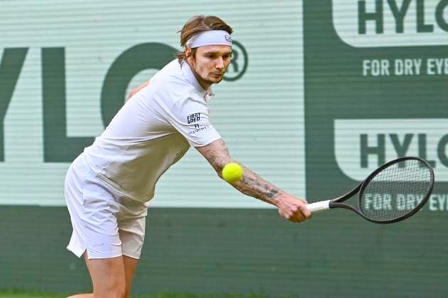 Alexander Bublik KAZ 22.06.2025 Tennis TERRA WORTMANN OPEN ATP, Tennis Herren 500, OWL ARENA, TERRA WORTMANN OPEN, NRW Germany