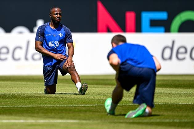 Merveille Papela (SV Darmstadt 98 , 21) beim Tarining GER, Trainingsauftakt, SV Darmstadt 98 Fussball, 2. Bundesliga, Spielzeit 2025 2026, 22.06.2025 GER, Trainingsauftakt, SV Darmstadt 98 Fussball, 2. Bundesliga, Spielzeit 2025 2026, 22.06.2025 Darmstadt
