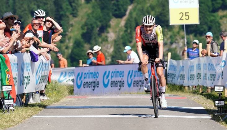 22.06.2025 Tour de Suisse 2025 Einzelzeitfahren Beckenried - Stockhuette. Bild : Georg Zimmermann (GER) Team Intermarche - Wanty Aktion Einzelbild