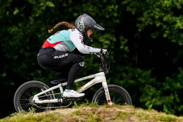 ARNHEM, 22-06-2025 , Papendal , Cycling , UCI BMX Racing World Cup 2025 , Lissi van Schijndel (535) UCI BMX Racing World Cup 2025  x29858275x Copyright: