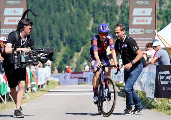 22.06.2025 Tour de Suisse 2025 Einzelzeitfahren Beckenried - Stockhuette. Bild : Frank van den Brek (NED) Team Picnic - Postnl Aktion Einzelbild